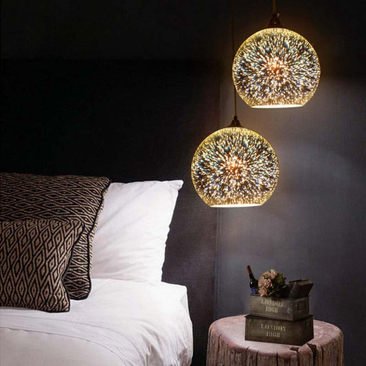 3D Ball Glass Pendant Lamp