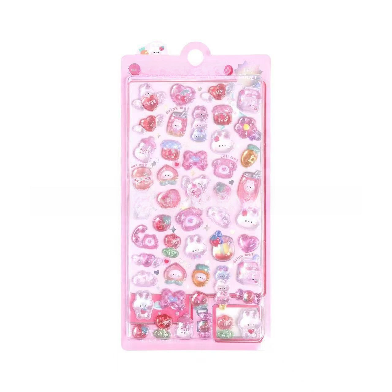 3D Cartoon Relief Stickers