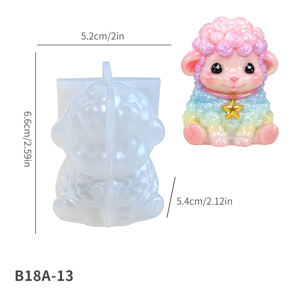 3D Cat Animal Silicone Mold