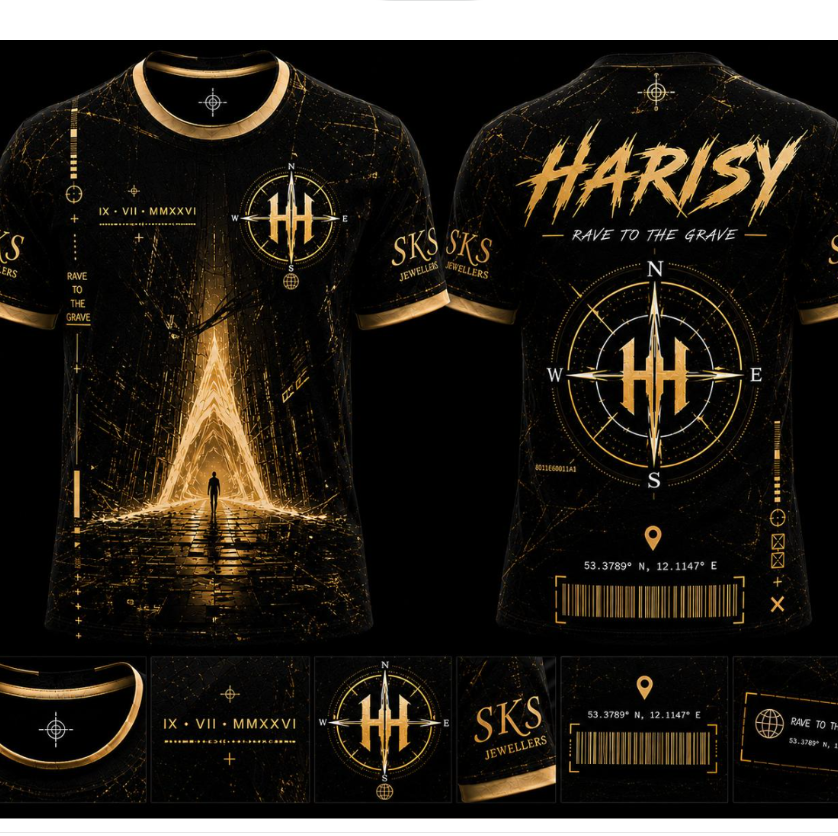 3D Compass Print Retro Sports Quick-Drying Breathable Men's T-Shirt Street Harajuku Casual Outdoor Style