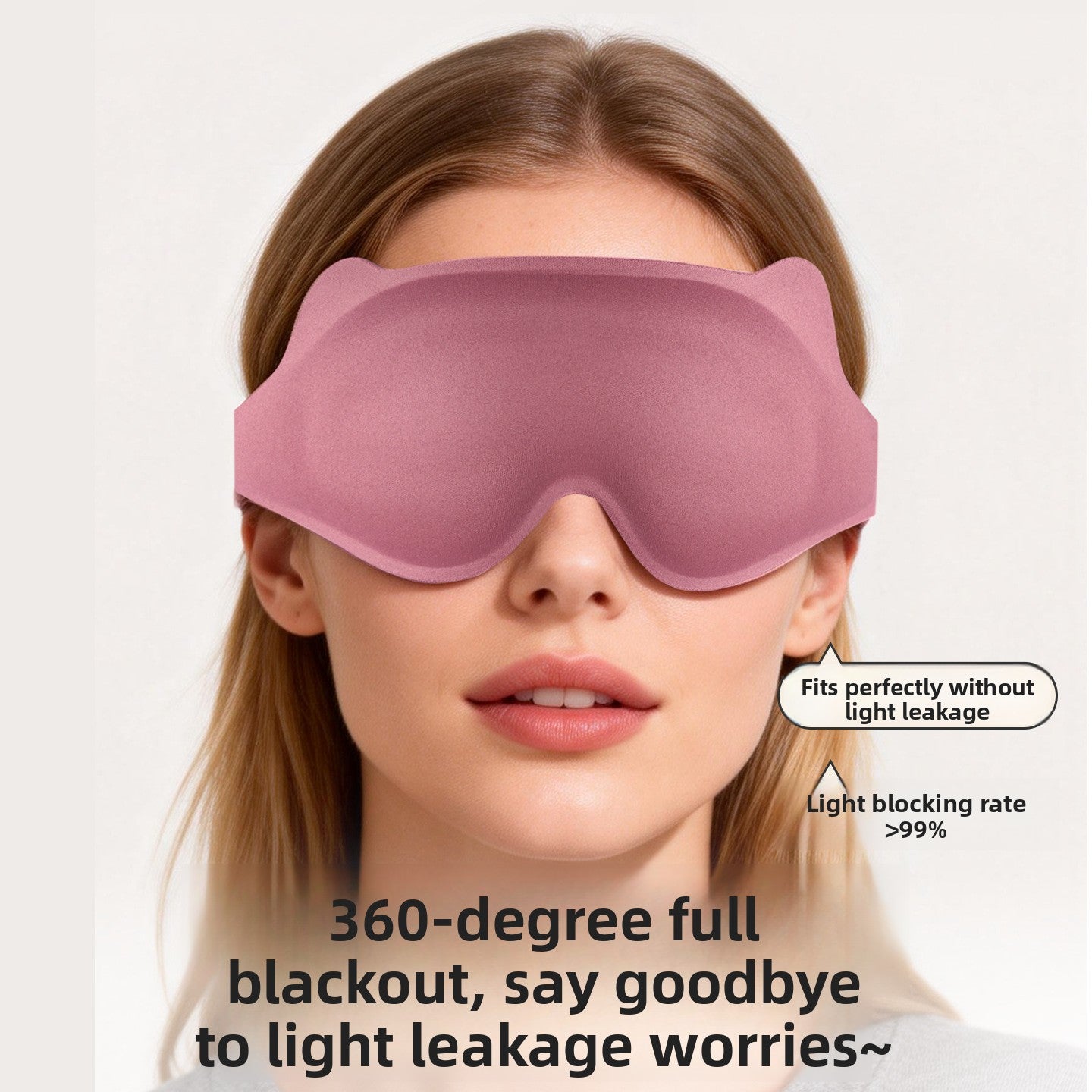 3D Contour Light Blocking Sleep Eye Mask
