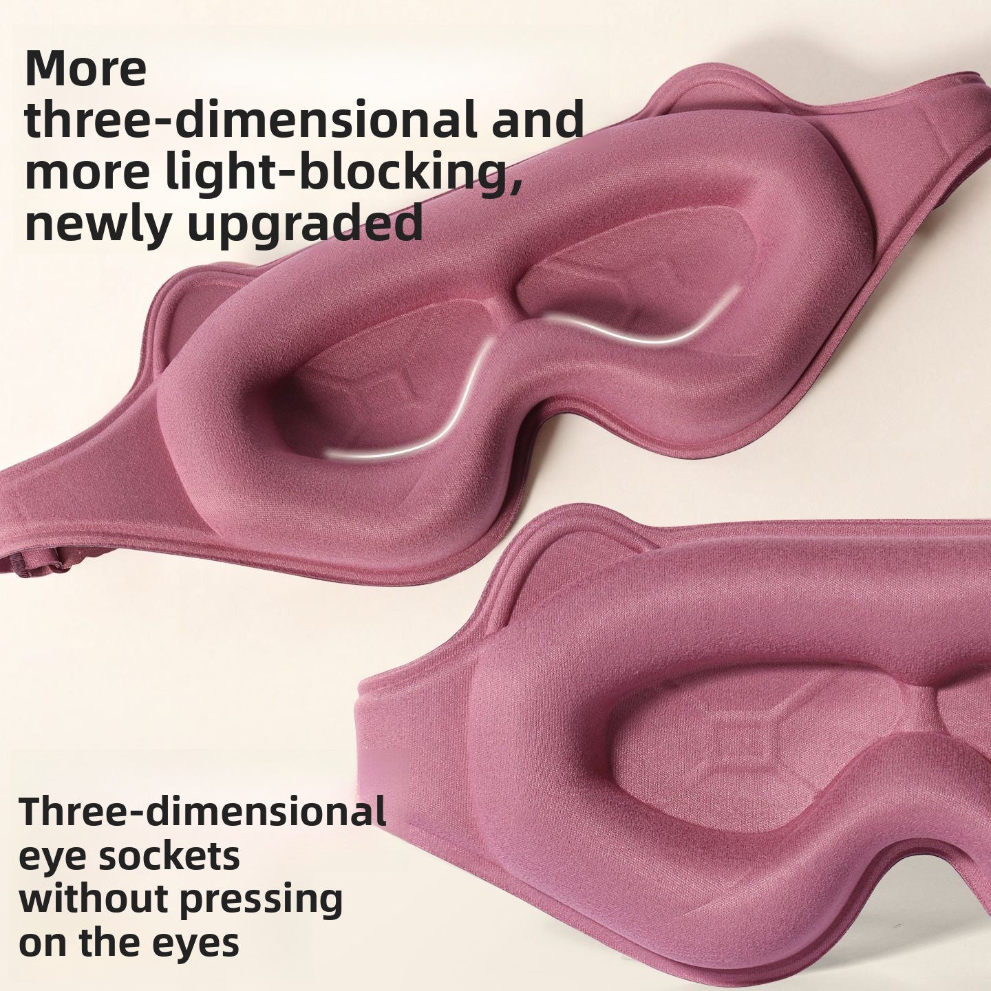 3D Contour Light Blocking Sleep Eye Mask