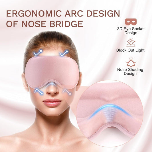 3D Contoured Sleep Mask