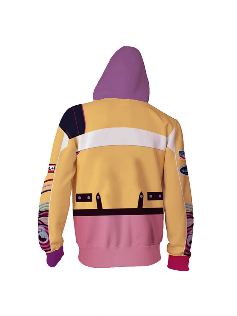 3D Digital Print Hooded Sweatshirt