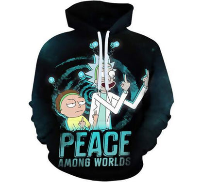 3D Digital Printing Hooded Sweater