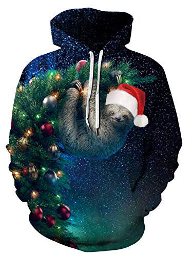 3D Digital Printing Hooded Sweatshirt