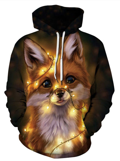 3D Digital Printing Hooded Sweatshirt