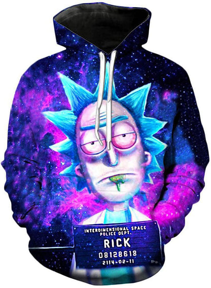 3D Digital Printing Hooded Sweatshirt