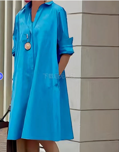 3D Digital Printing Lapel Dress