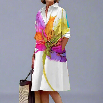 3D Digital Printing Women Dress