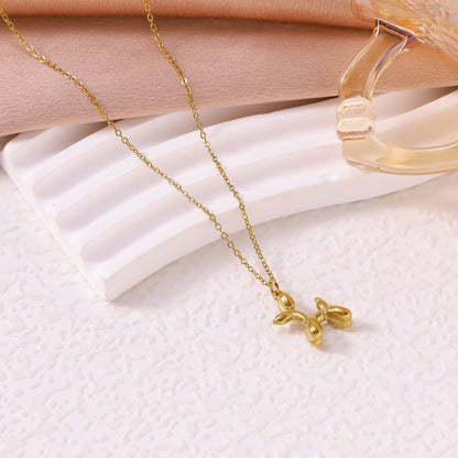 3D Dog Pendant Stainless Steel Necklace