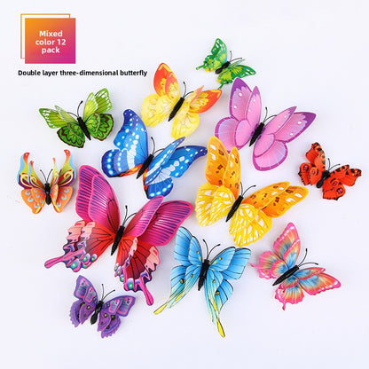 3D Double-Layer Butterfly Wall Stickers