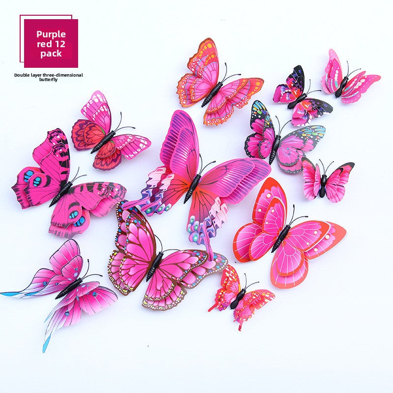 3D Double-Layer Butterfly Wall Stickers
