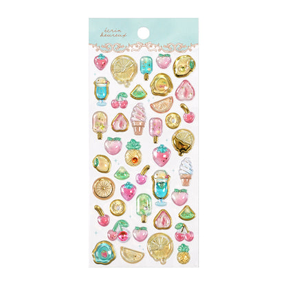 3D Embossed Crystal Stickers