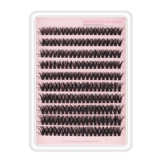 3D False Eyelashes DIY Kit with Glue and Tools