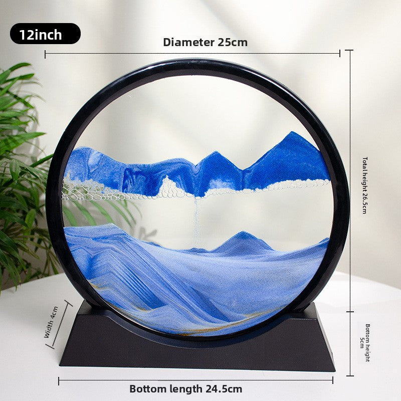 3D Flowing Sand Art Desktop Decoration