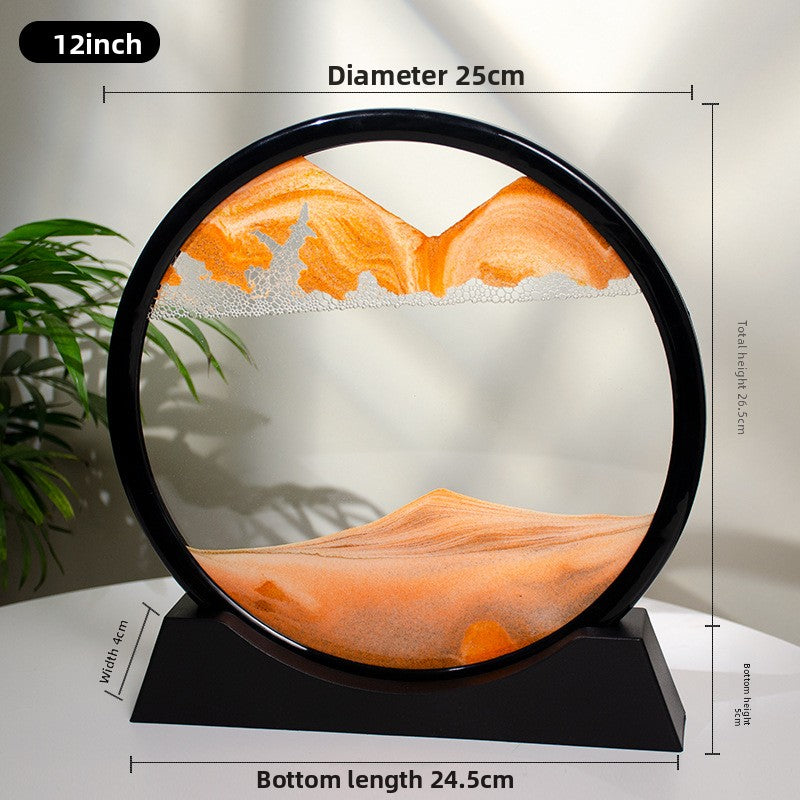 3D Flowing Sand Art Desktop Decoration