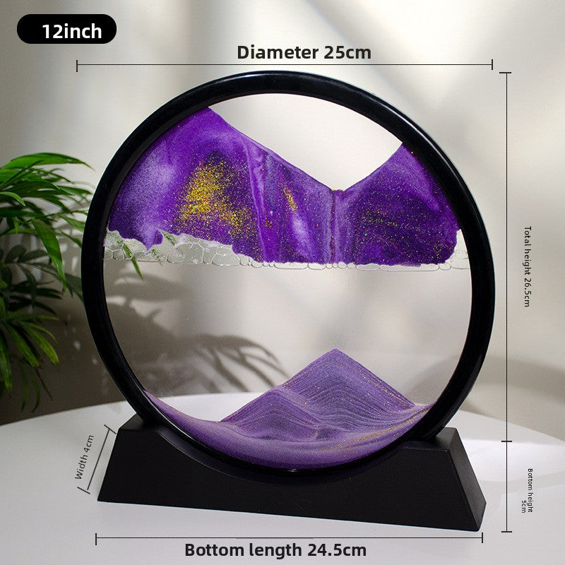 3D Flowing Sand Art Desktop Decoration