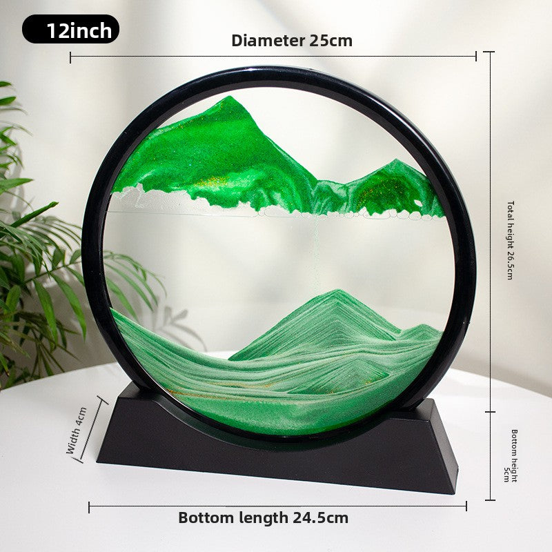 3D Flowing Sand Art Desktop Decoration