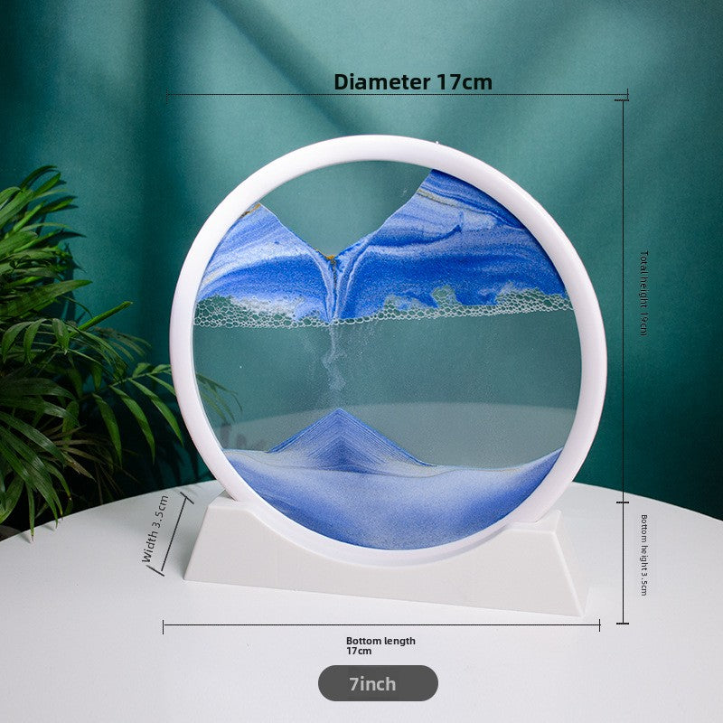 3D Flowing Sand Art Desktop Decoration