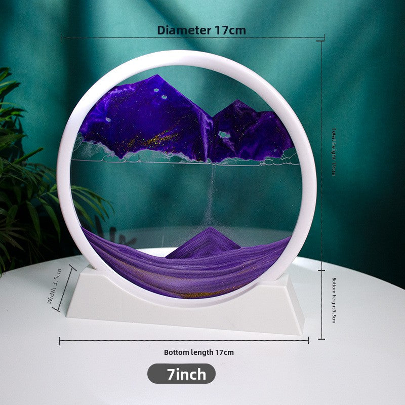 3D Flowing Sand Art Desktop Decoration