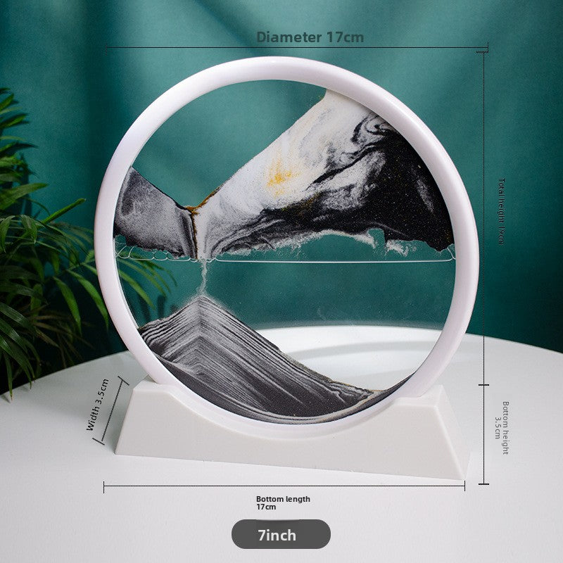 3D Flowing Sand Art Desktop Decoration