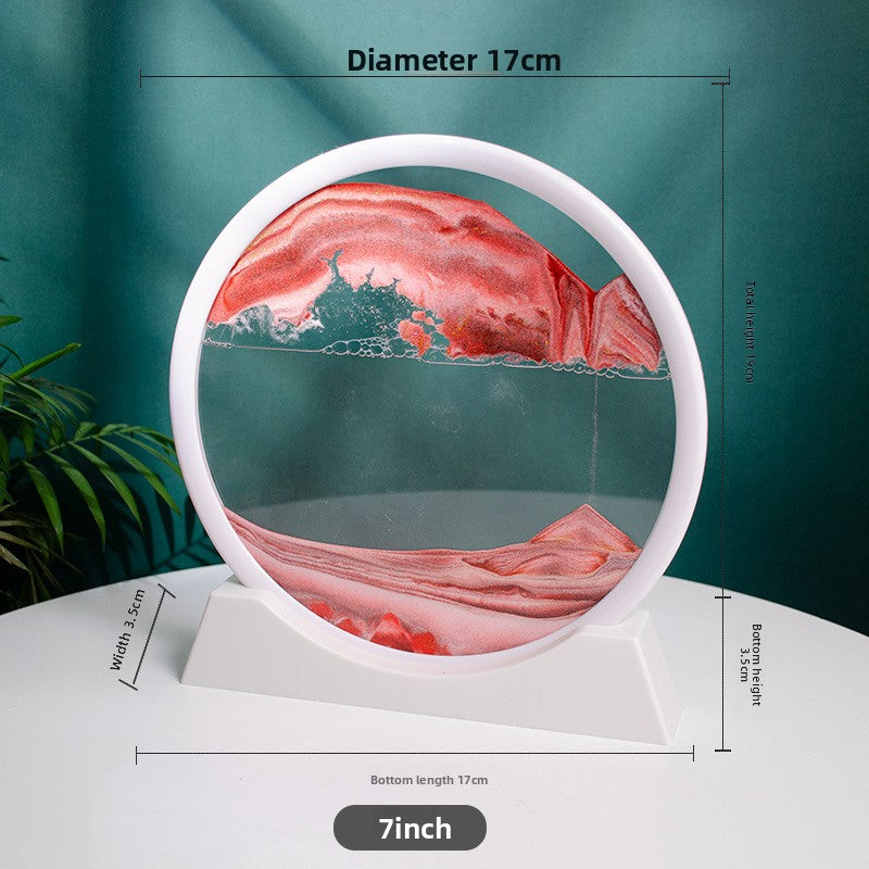 3D Flowing Sand Art Desktop Decoration