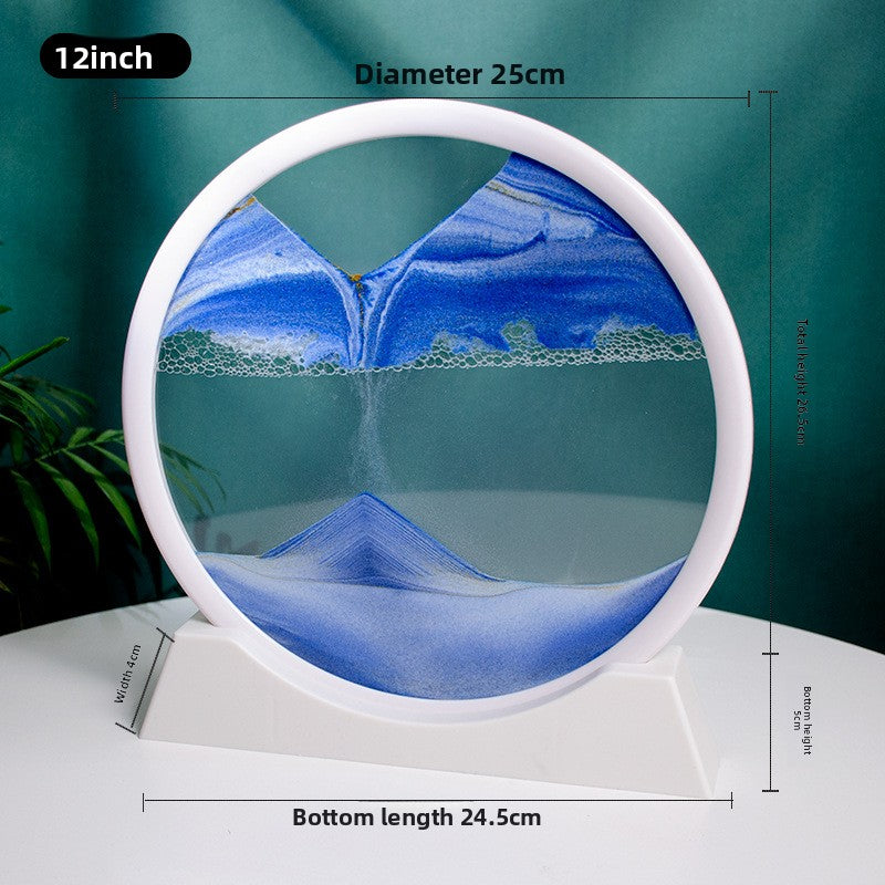 3D Flowing Sand Art Desktop Decoration