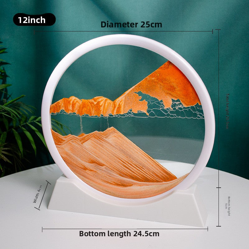 3D Flowing Sand Art Desktop Decoration