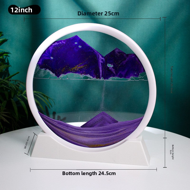 3D Flowing Sand Art Desktop Decoration