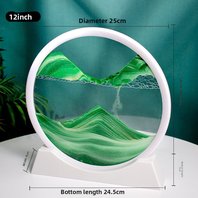 3D Flowing Sand Art Desktop Decoration