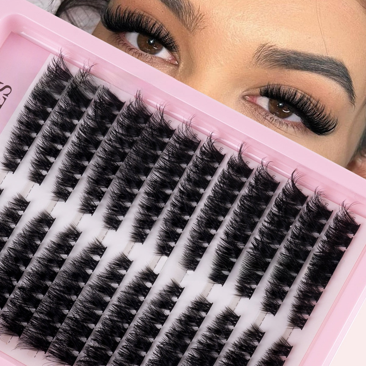3D Fluffy False Eyelashes Single Cluster