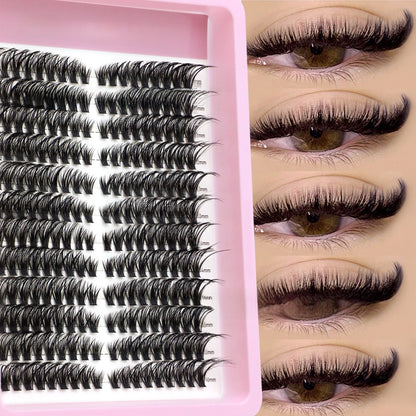 3D Fluffy False Eyelashes Single Cluster