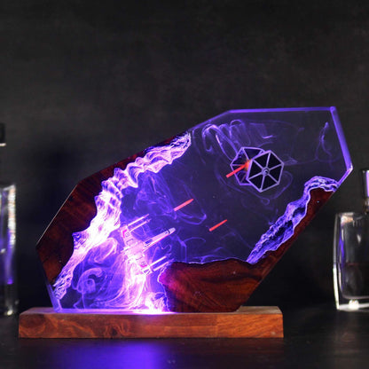 3D Galaxy Resin Star Lamp with LED Lights