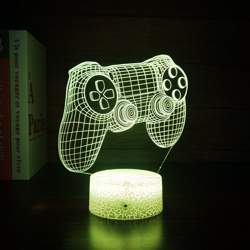 3D Game Controller Night Light