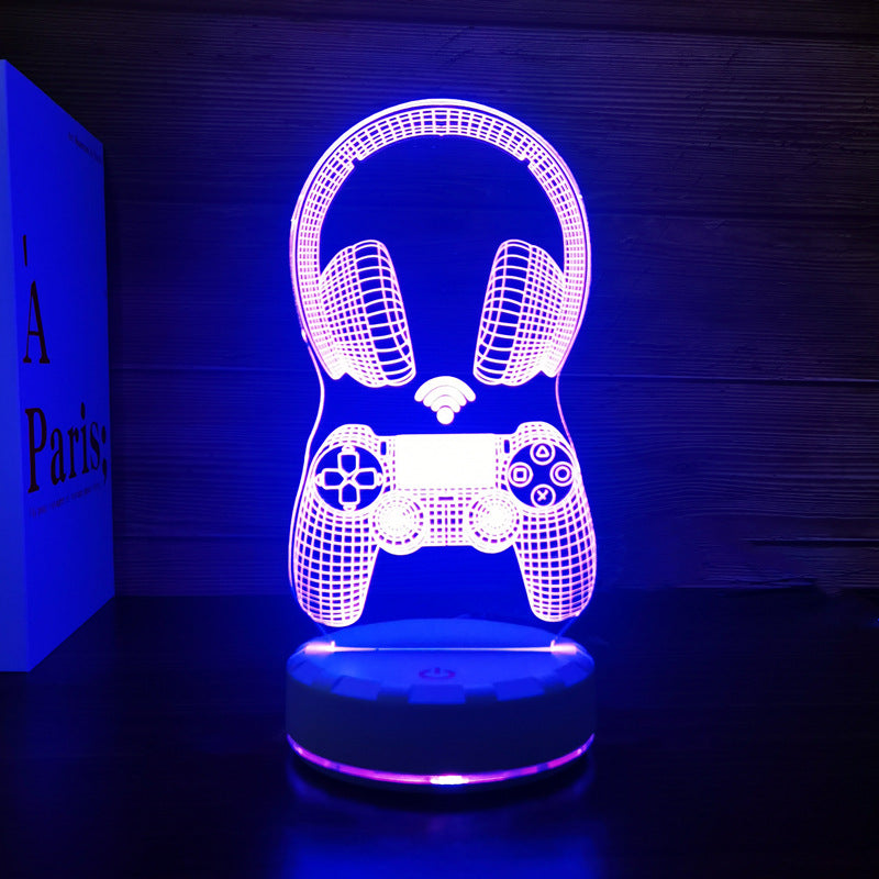 3D Game Controller Night Light