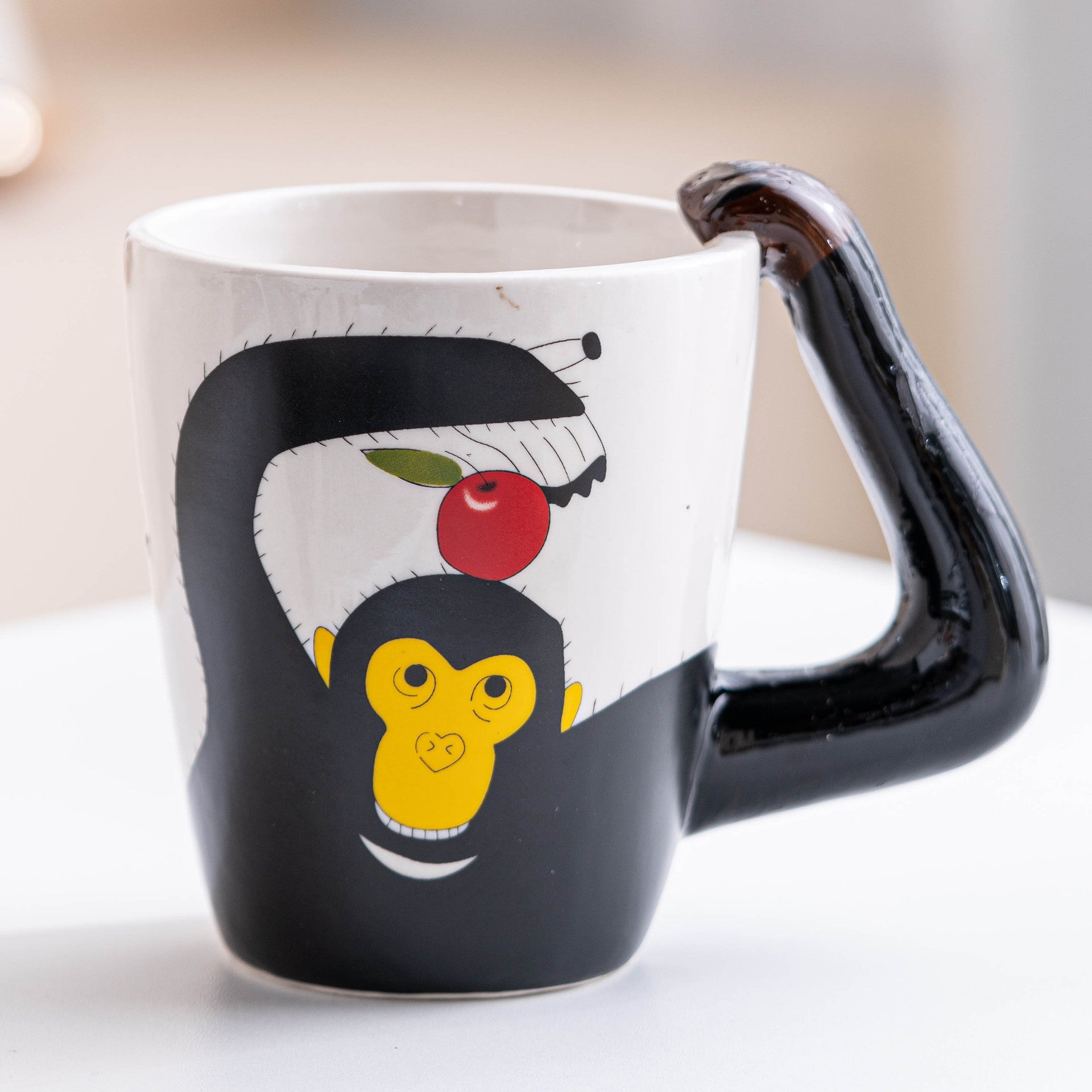3D Hand-Painted Animal Ceramic Mug