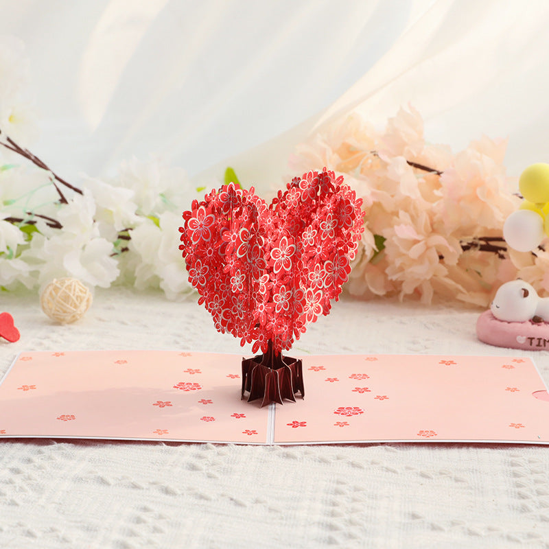 3D Handmade Paper Greeting Card for Mother's Day Christmas Valentine