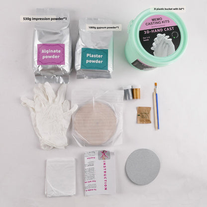 3D Handprint Molding Kit for Memorial Gifts