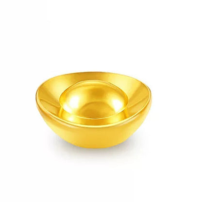 3D Hard Gold Pendant Necklace with Gift Box