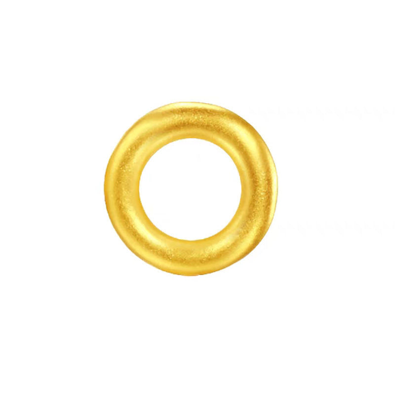 3D Hard Gold Pendant Necklace with Gift Box