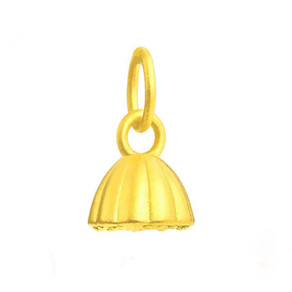3D Hard Gold Pendant Necklace with Gift Box