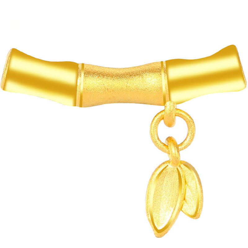 3D Hard Gold Pendant Necklace with Gift Box