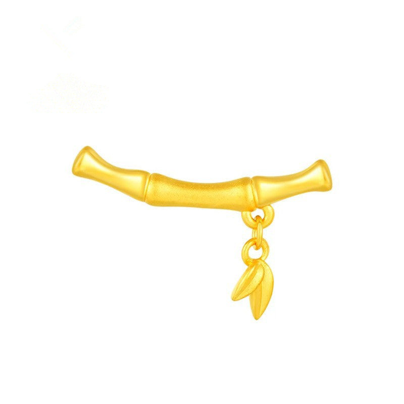 3D Hard Gold Pendant Necklace with Gift Box