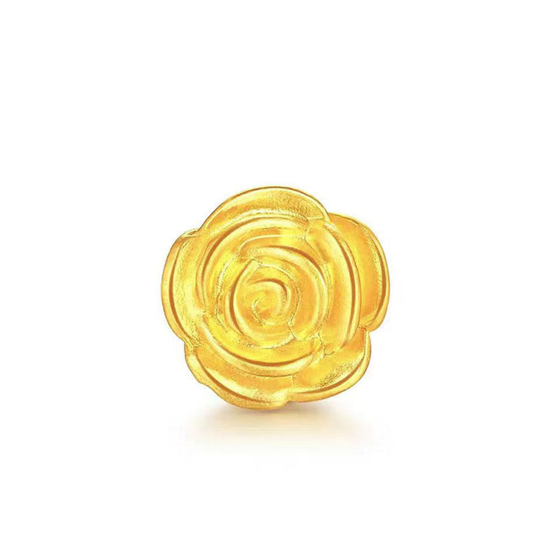 3D Hard Gold Pendant Necklace with Gift Box