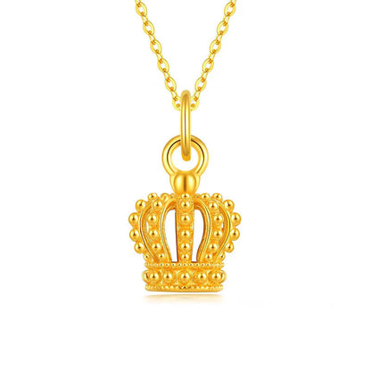 3D Hard Gold Pendant Necklace with Gift Box
