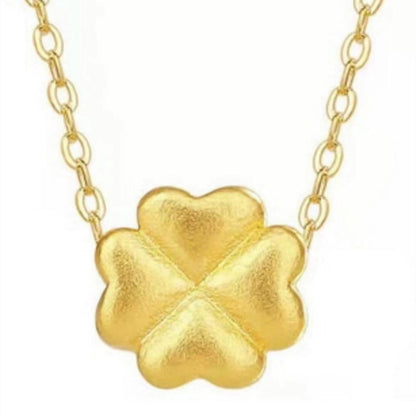 3D Hard Gold Pendant Necklace with Gift Box