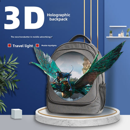 3D holographic backpack