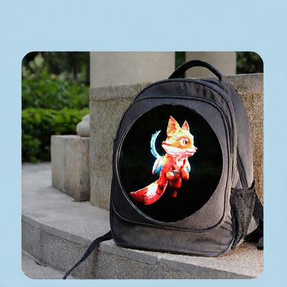 3D holographic backpack