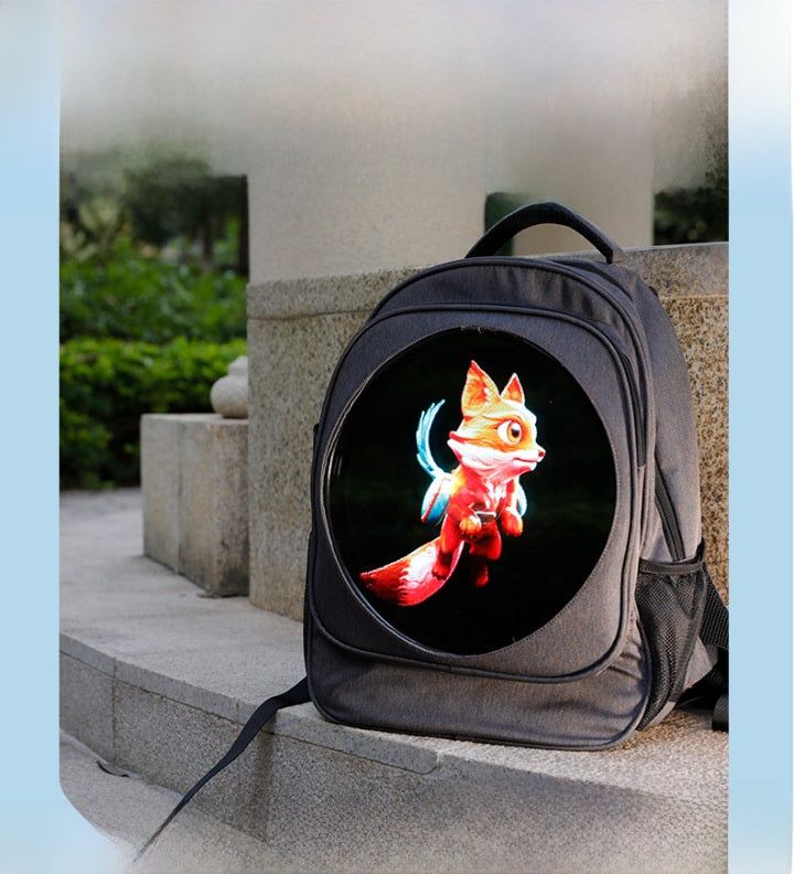 3D holographic backpack